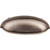 Top Knobs M364: 3" cc Somerset Cup Cabinet Pull - Pewter Antique
