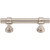 Top Knobs M1747: 3" cc Asbury Bit Cabinet Pull - Brushed Satin Nickel