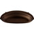 Top Knobs M744: 3" cc Somerset Cup Cabinet Pull - Oil Rubbed Bronze