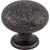 Top Knobs M283: 1-1/4" Somerset II Mushroom Cabinet Knob - Black Iron
