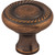 Top Knobs M332: 1-1/4" Swirl Cut Round Cabinet Knob - Antique Copper