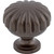 Top Knobs M756: 1-1/4" Melon Cabinet Knob - Oil Rubbed Bronze
