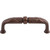 Top Knobs M937: 3-3/4" cc Ribbon & Reed D-Handle Cabinet Pull - Oil Rubbed Bronze