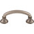 Top Knobs M962: 3" cc Lund D-Handle Cabinet Pull - Pewter Antique