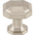 Top Knobs TK286BSN: 1-1/8" Emerald Square Cabinet Knob - Brushed Satin Nickel