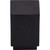 Top Knobs TK33BLK: 3/4" Sanctuary Linear Cube Cabinet Knob - Flat Black
