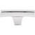 Top Knobs TK87PC: 2-5/8" Sanctuary Flared T-Bar Cabinet Knob - Polished Chrome