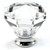 Cal Crystal M13-27: 1-1/16 Octagon Cabinet Knob - Clear Crystal