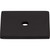 Top Knobs TK95BLK: Sanctuary Square Backplate - Flat Black