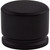 Top Knobs TK61BLK: 1-3/8" Sanctuary Oval Cabinet Knob - Flat Black