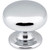 Elements 2980PC: 1-1/4" Florence Round Cabinet Knob - Polished Chrome