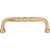 Elements Z259-3SB: 3" cc Madison D-Handle Cabinet Pull - Satin Brass