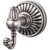 Top Knobs TUSC2PTA: Tuscany Double Wall Hook - Pewter Antique