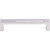 Top Knobs TK266ALU: 5" cc Modern Metro Slot Flat Bar Cabinet Pull - Aluminum