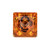 Cal Crystal M995-AMBER: 1-1/4" Square Cabinet Knob - Amber Crystal