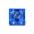 Cal Crystal M995-BLUE: 1-1/4" Square Cabinet Knob - Blue Crystal