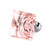 Cal Crystal M995-PINK: 1-1/4" Square Cabinet Knob - Pink Crystal