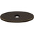Top Knobs TK58GBZ: Sanctuary Oval Backplate - German Bronze