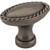Elements Z115L-BNBDL: 1-3/8" Lindos Oval Cabinet Knob - Brushed Pewter