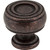Jeffrey Alexander 127DMAC: 1-3/16" Bremen 2 Barrel Cabinet Knob - Distressed Oil Rubbed Bronze