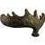 Sierra Lifestyles 681469: 3" cc Moose Paddle Cabinet Pull (Left Facing) - Bronzed Black