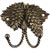 Sierra Lifestyles 681027: Pinecone Decorative Wall Hook - Bronzed Black