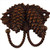 Sierra Lifestyles 681028: Pinecone Decorative Wall Hook - Rust
