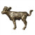 Big Sky 683053: Cow Cabinet Knob - Antique Brass