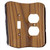 Sierra Lifestyles 682787: Rustic Single Toggle/Duplex Switchplate - Russian Olive
