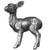 Big Sky 683017: Baby Deer Cabinet Knob - Pewter