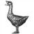 Big Sky 683123: Goose Cabinet Knob - Pewter