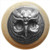 Notting Hill NHW-711N-AP: Wise Owl Cabinet Knob - Natural/Antique Pewter