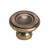 Richelieu 2440525BB: 1" Empire Round Cabinet Knob - Burnished Brass