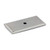 Richelieu BP1045195: Transitional Rectangular Backplate for Cabinet Knobs - Brushed Nickel