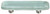 Sietto P-103: 3" cc Stratum Cabinet Pull - Spruce Green
