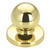 Richelieu BP3922130: 1-1/4" Evanston Wardrobe Knob - Polished Brass
