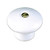Richelieu BP601030: 1-3/8" Cherbourg Ceramic Cabinet Knob - White