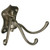 Richelieu T5612184: 3-1/16" Utility Triple Swivel Wall Hook - Matte Nickel