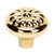 Alno A1452-PB: 1-1/2" Bella Cabinet Knob - Polished Brass