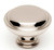 Alno A1145-PN: 1-1/4" Traditional Round Cabinet Knob - Polished Nickel