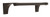 Alno A6820-12-BRZ: 12" cc Luna Towel Bar - Bronze Alno A6820-12-BRZ: 12" cc Luna Towel Bar - Bronze