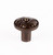 Alno A235-14-CHBRZ: 1-1/4" Hickory Cabinet Knob - Chocolate Bronze