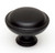 Alno A1145-MB: 1-1/4" Traditional Round Cabinet Knob - Matte Black