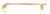 Alno A6820-18-PB: 18" cc Luna Towel Bar - Polished Brass