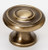 Alno A1049-AE: 1-1/4" Traditional Round Cabinet Knob - Antique English