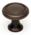 Alno A1150-CHBRZ: 1" Traditional Round Cabinet Knob - Chocolate Bronze