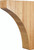 Hardware Resources CORZ-1MP: 3" x 10" x 14" Minimalist Corbel - Maple