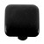 Aquila HK1043-KA: 1-1/2" Solid Square Cabinet Knob w/Aluminum Post - Black