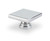 Topex 1-3/4" Italian Designs Contemporary Square Cabinet Knob - Bright Chrome