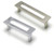 Topex 128mm cc Italian Designs Slotted Cabinet Pull - Polished Chrome